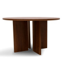 Couchtisch \'Créme\' Rund 75cm - Walnuss