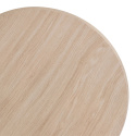 Couchtisch \'Créme\' Rund 75cm - Weiß pigmentiert