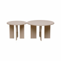 Couchtisch \'Créme\' Rund 75cm - Natur