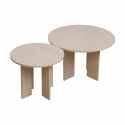 Couchtisch \'Créme\' Rund 75cm - Natur