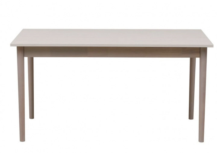 Esstisch 'Elsa' 135cm - Weiß pigmentiert