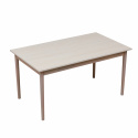 Esstisch \'Fager\' 135cm - Weiß pigmentiert