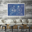 Plakat - Straßenfahrrad