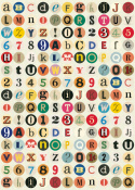Poster - Zahlen / Buchstaben