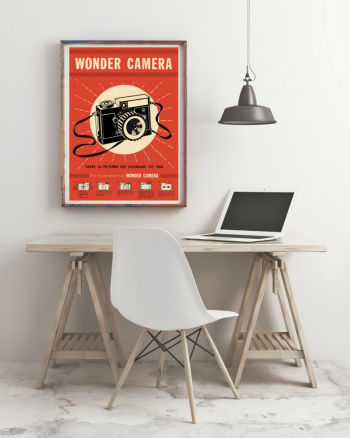 Plakat - Vintage Kamera