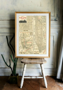 Plakat - Karte von New York