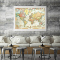 Poster - Vintage Weltkarte 5