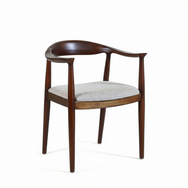 Stuhl \'Asche\' - Nussbaum/Grau in der Gruppe Möbel / Stühle und Polstermöbel / Stühle bei Reforma (WS-8656-Walnut)