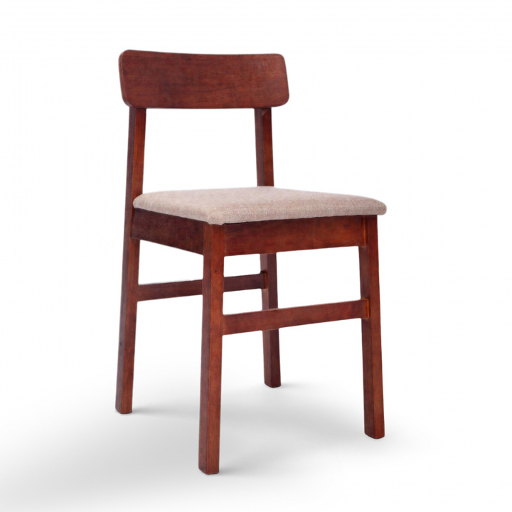 Stuhl \'Ålesund\' - Walnuss/Beige in der Gruppe Möbel / Stühle und Polstermöbel / Stühle bei Reforma (WS-ND004-walnut-beige)