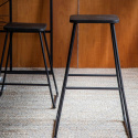 Hocker \'Borås\' - Braun/Schwarz