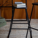 Hocker \'Borås\' - Braun/Schwarz