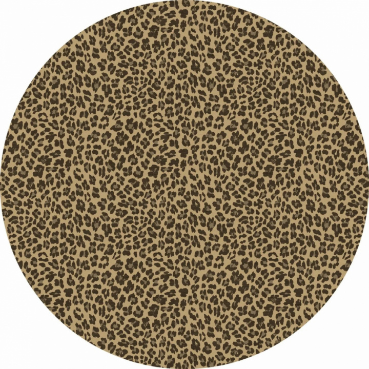 Runder Teppich \'Leopard\' 200cm - Braun in der Gruppe Einrichtung / Teppiche / Gewebte Teppiche bei Reforma (X10116588)
