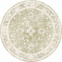 Runder Teppich \'Gombalia\' 200cm - Hellgrün
