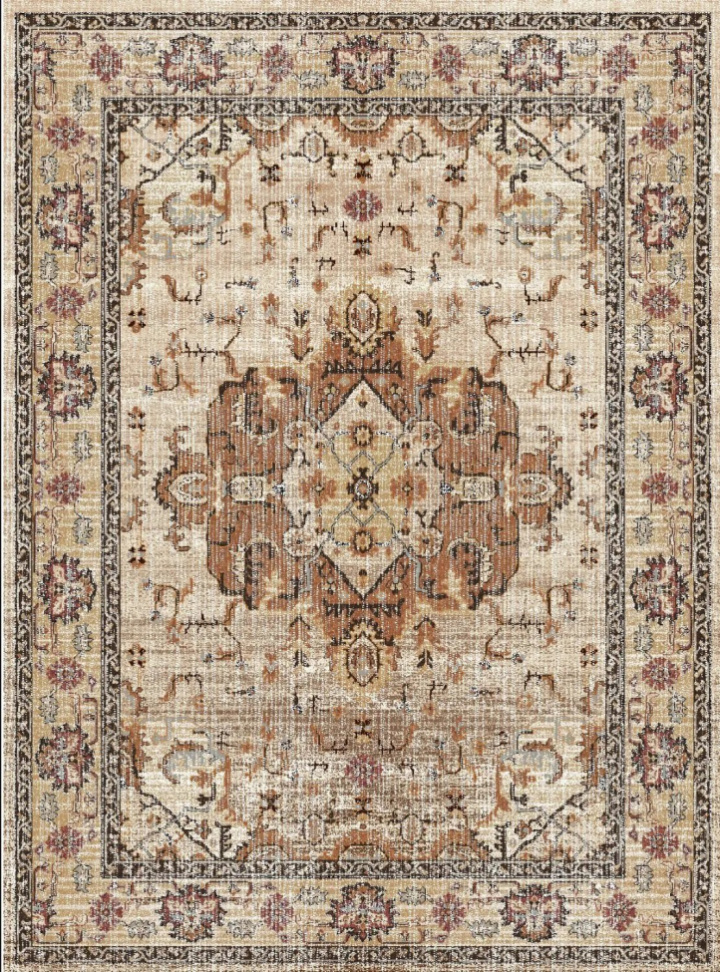 Wilton-Teppich \'Siliana\' 160x230 cm - Beige in der Gruppe Einrichtung / Teppiche / Gewebte Teppiche bei Reforma (X10116722)
