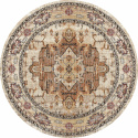 Runder Teppich \'Siliana\' 200cm  - Beige