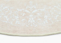 Runder Teppich \'Santi\' 200cm - Beige/Weiß