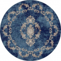 Runder Teppich \'Taknis\' 240cm - Blau