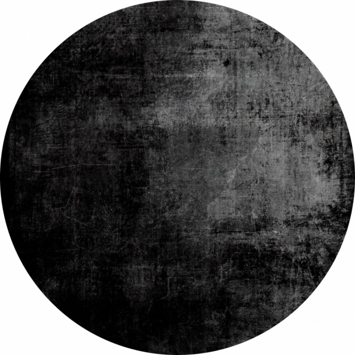 Runder Teppich \'Lynton\' 120cm - Schwarz in der Gruppe Einrichtung / Teppiche / Gewebte Teppiche bei Reforma (X10117147)