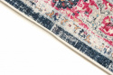 Wilton-Teppich \'Bouhjar\' 400x600cm – Blau/Rosa/Mehrfarbig