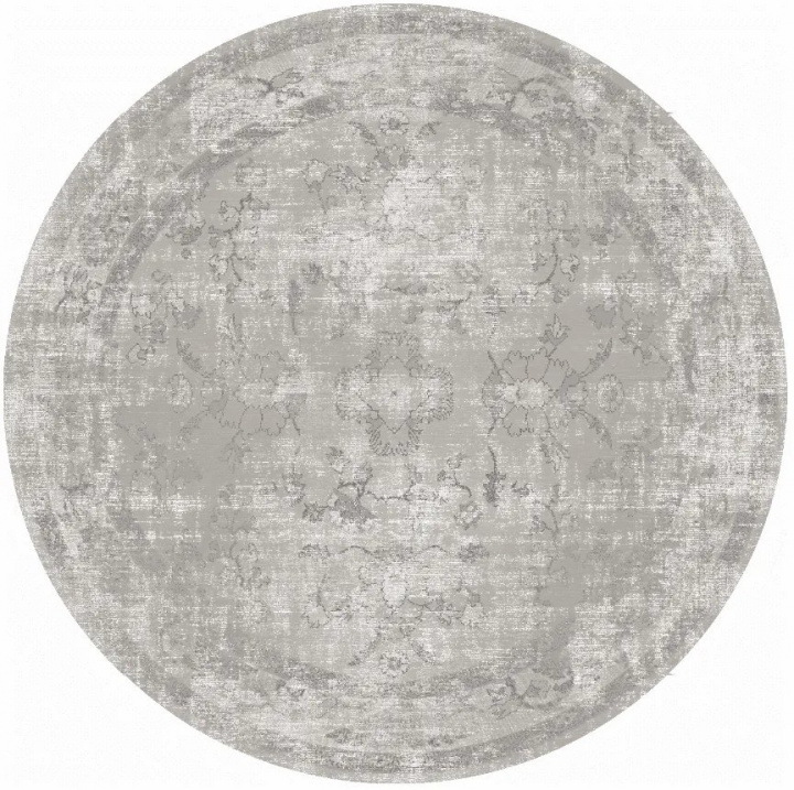 Runder Teppich \'Gombalia\' 120cm - Grau in der Gruppe Einrichtung / Teppiche / Gewebte Teppiche bei Reforma (X10117366)