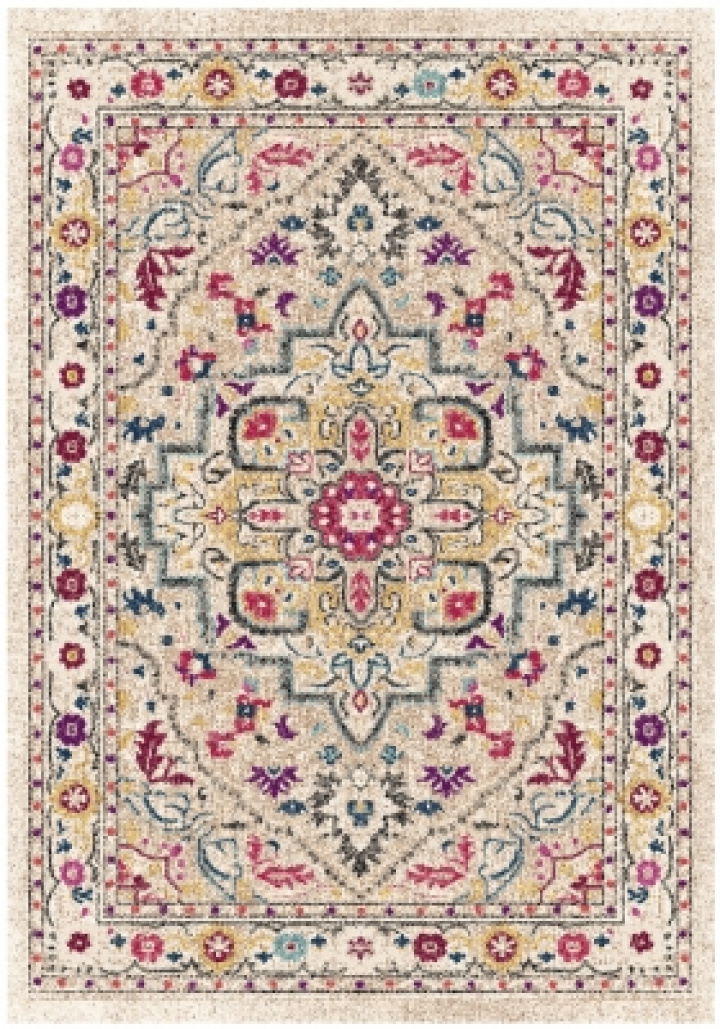 Wilton-Teppich \'Castro\' 80x250cm – Mehrfarbig in der Gruppe Einrichtung / Teppiche / Gewebte Teppiche bei Reforma (X10117681)