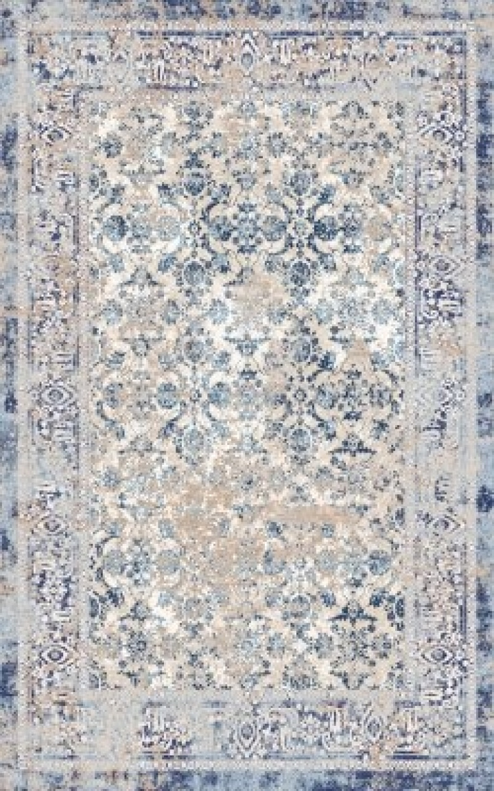 Wilton-Teppich \'Denizli\' 290x390cm - Blau in der Gruppe Einrichtung / Teppiche / Gewebte Teppiche bei Reforma (X10117684)