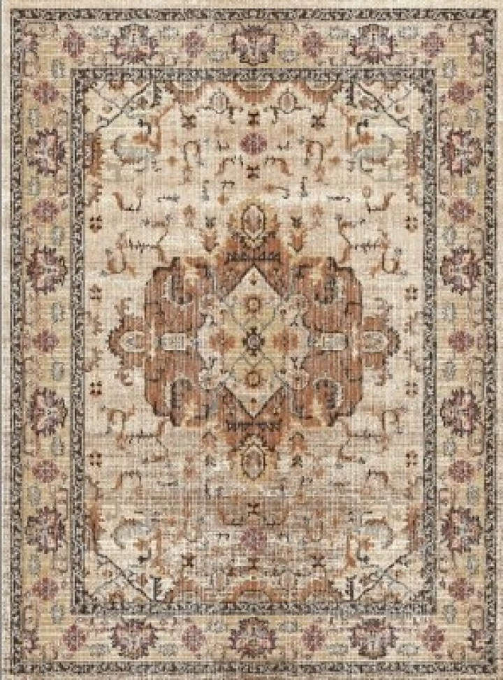 Wilton-Teppich \'Siliana\' 130x190cm - Beige in der Gruppe Einrichtung / Teppiche / Gewebte Teppiche bei Reforma (X10117901)