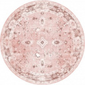 Runder Teppich \'Gombalia\' 240cm - Rosa