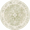 Runder Teppich \'Gombalia\' 240cm - Hellgrün