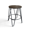 Hocker \'Rustik\' 45cm - Holz/Stahl