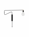 Wandleuchte \'Swing\' - Schwarz/Eisen