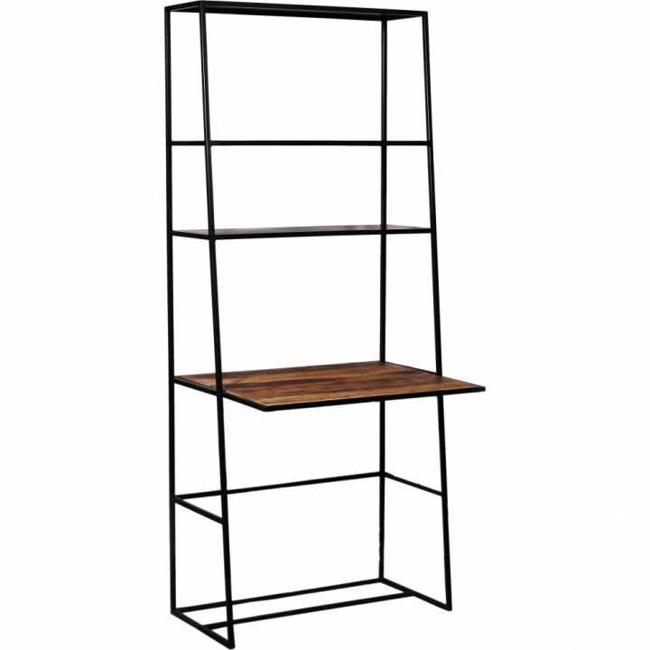 Bücherregal mit Tischfläche - Eisen / Holz - Trademark Living