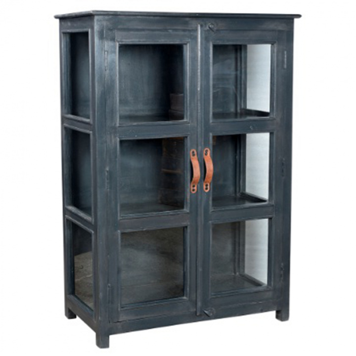 Vintage Vitrine - Eisen / Glas in der Gruppe Möbel / Regale & Aufbewahrung / Schränke und Sideboards bei Reforma (m09039)