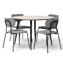 Essgruppe \'Runt Kungsholmen\' - 1 Tisch & 4 Stühle