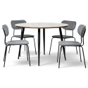 Essgruppe \'Runt Kungsholmen\' - 1 Tisch & 4 Stühle