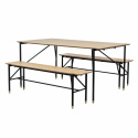 Essgruppe \'Hornstull\' - 1 Tisch & 2 Bänke