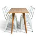 Essensgruppe \'Nordic Montmartre\' 1 Tisch & 6 Stühle