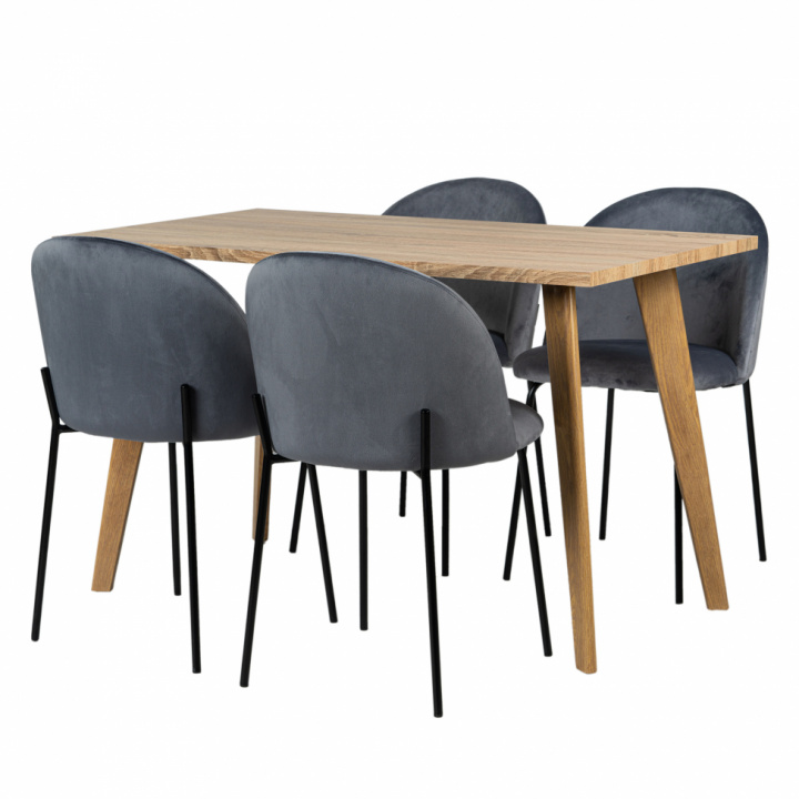  Essgruppe \'Nordic Elegant\' - 1 Tisch & 4 Stühle in der Gruppe Möbel / Tische / Essgruppen bei Reforma (matgrupp38)