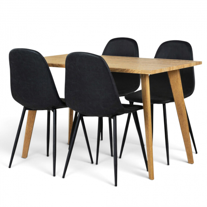  Essgruppe \'Nordic Shape\' - 1 Tisch & 4 Stühle in der Gruppe Möbel / Tische / Essgruppen bei Reforma (matgrupp39)