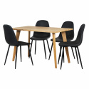  Essgruppe \'Nordic Shape\' - 1 Tisch & 4 Stühle