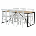  Essgruppe \'Vega Elsa\' - 1 Tisch & 6 Stühle