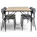  Essgruppe \'Kungsholmen Hornstull\' - 1 Tisch & 4 Stühle