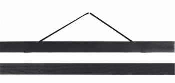 Posteraufhnger - Schwarz 30 cm