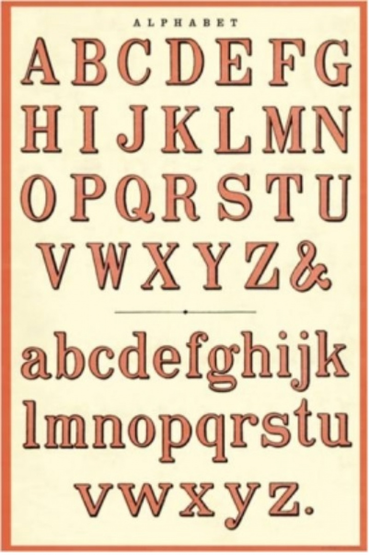 Plakat - Alphabet
